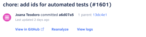 Commit status